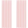 VIDAXL - Rideaux en voile avec œillets 2 pcs rose clair 140x260 cm