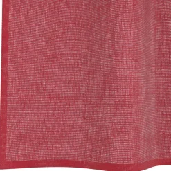 VIDAXL - Rideaux en voile avec boucles 2 pcs rouge bordeaux 140x245 cm