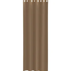 VIDAXL - Rideaux en voile avec œillets 2 pcs marron clair