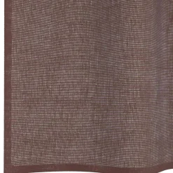 VIDAXL - Rideaux en voile avec œillets 2 pcs marron 140x225 cm
