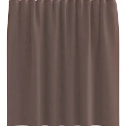 VIDAXL - Rideaux en voile avec passants 2 pcs marron