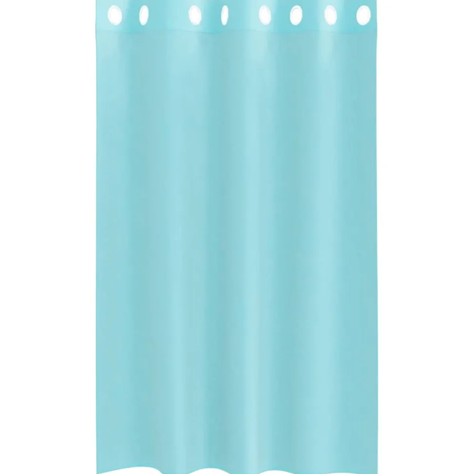 VIDAXL - Rideaux en voile avec œillets 2 pcs turquoise