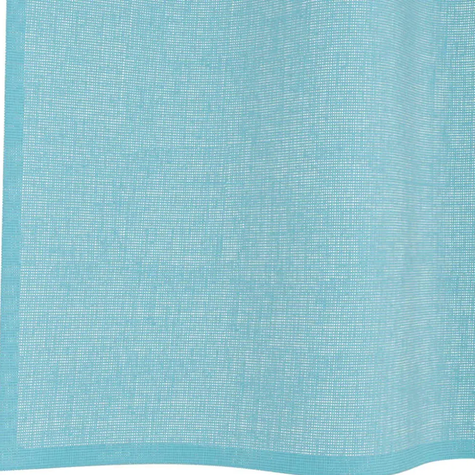 VIDAXL - Rideaux en voile avec œillets 2 pcs turquoise