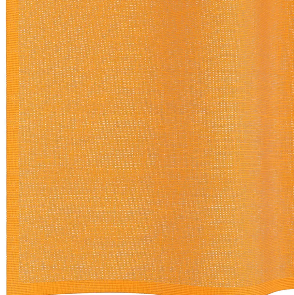 VIDAXL - Rideaux en voile avec œillets 2 pcs orange 140x245 cm