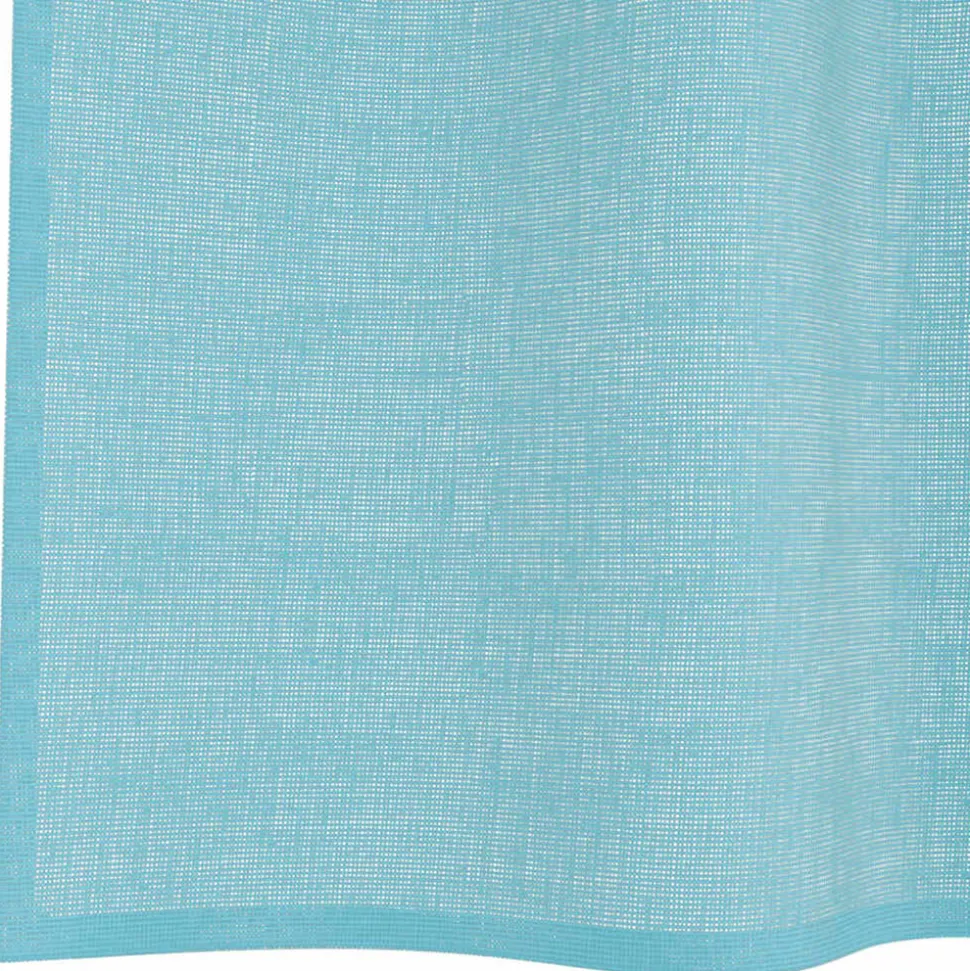 VIDAXL - Rideaux en voile avec œillets 2 pcs turquoise