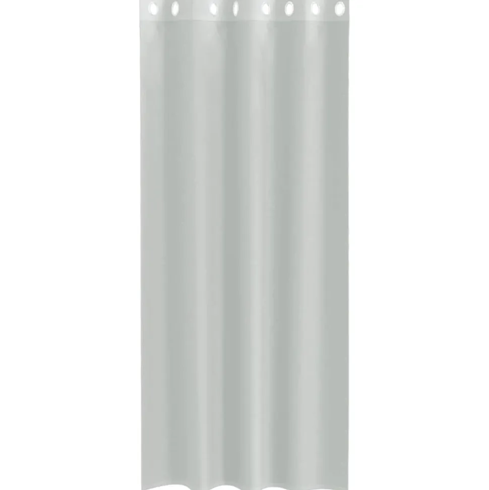 VIDAXL - Rideaux en voile avec œillets 2 pcs gris clair 140x225 cm