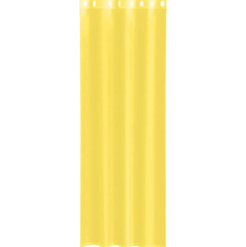 VIDAXL - Rideaux en voile avec œillets 2 pcs jaune
