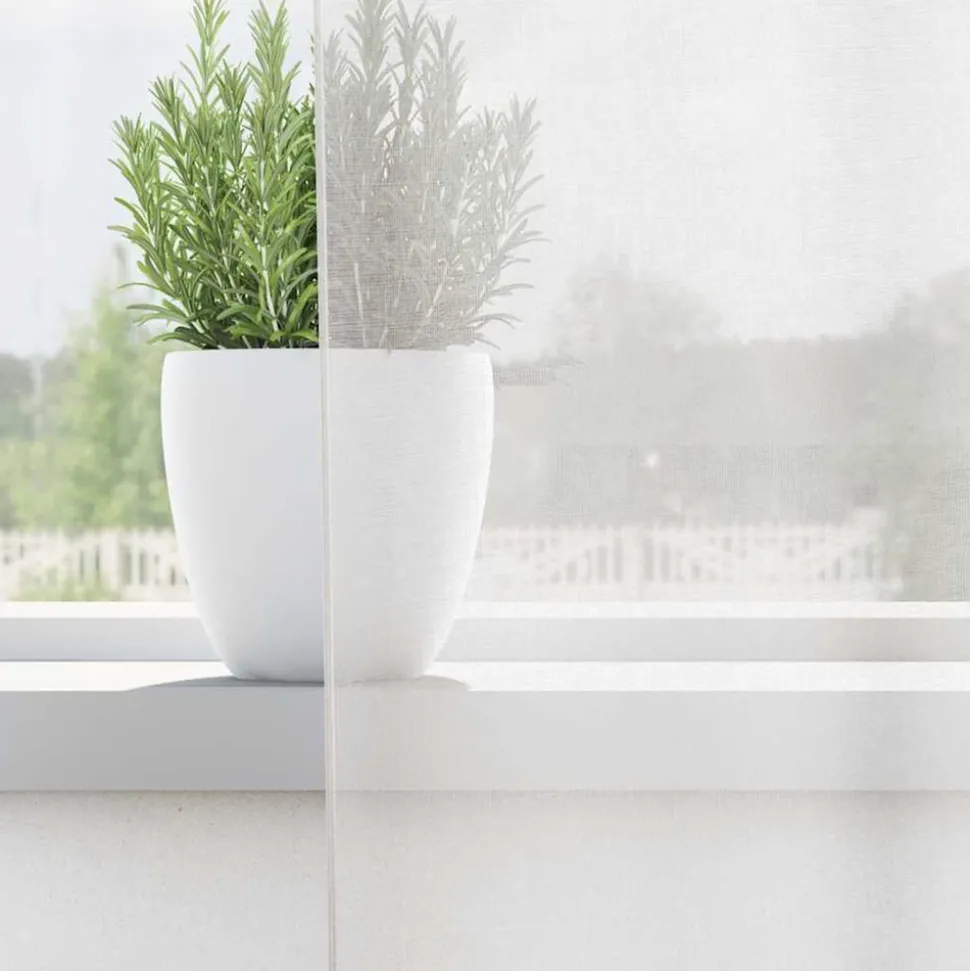 VIDAXL - Rideaux en voile avec œillets 2 pcs blanc