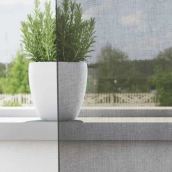 VIDAXL - Rideaux en voile avec œillets 2 pcs gris foncé 140x300 cm