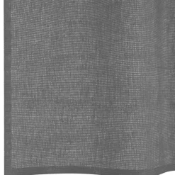 VIDAXL - Rideaux en voile avec œillets 2 pcs gris foncé 140x300 cm