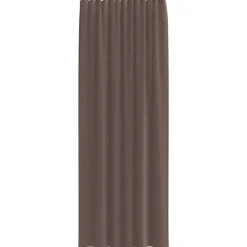 VIDAXL - Rideaux en voile avec passants 2 pcs marron