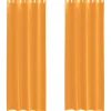 VIDAXL - Rideaux en voile avec œillets 2 pcs orange 140x300 cm