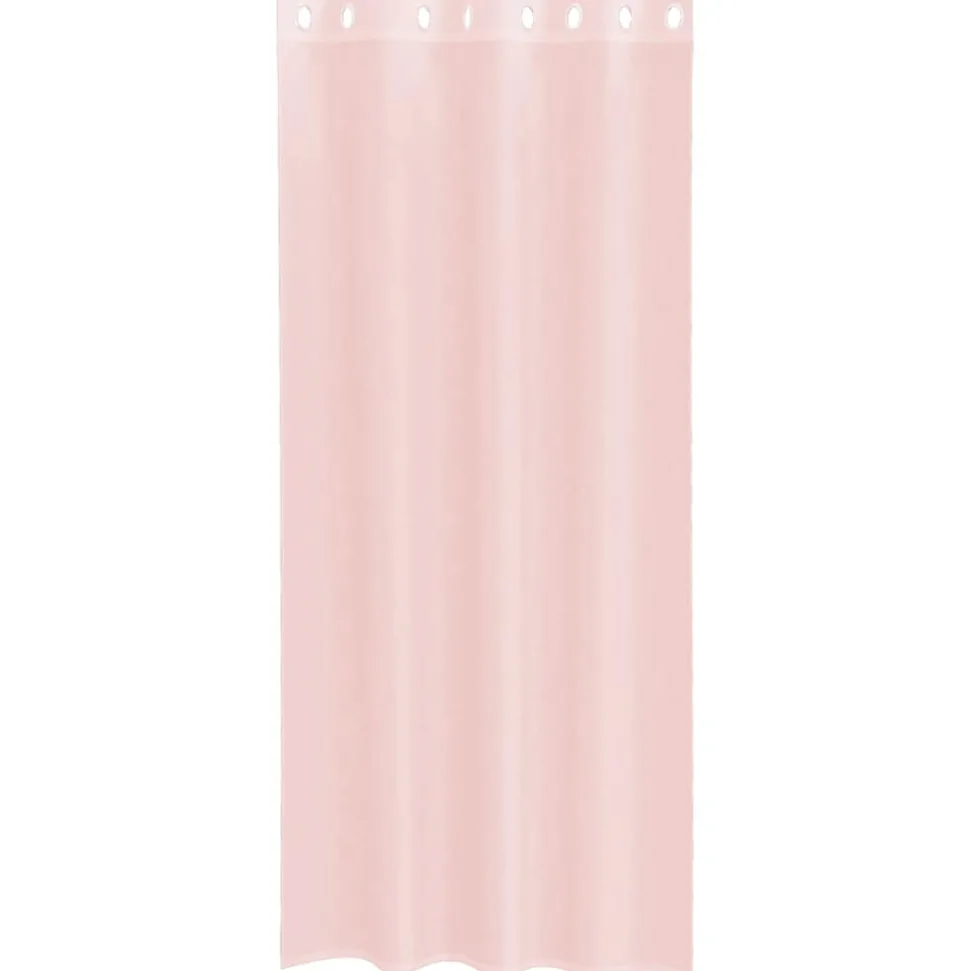 VIDAXL - Rideaux en voile avec œillets 2 pcs rose clair 140x245 cm