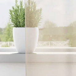 VIDAXL - Rideaux en voile avec œillets 2 pcs crème 140x300 cm