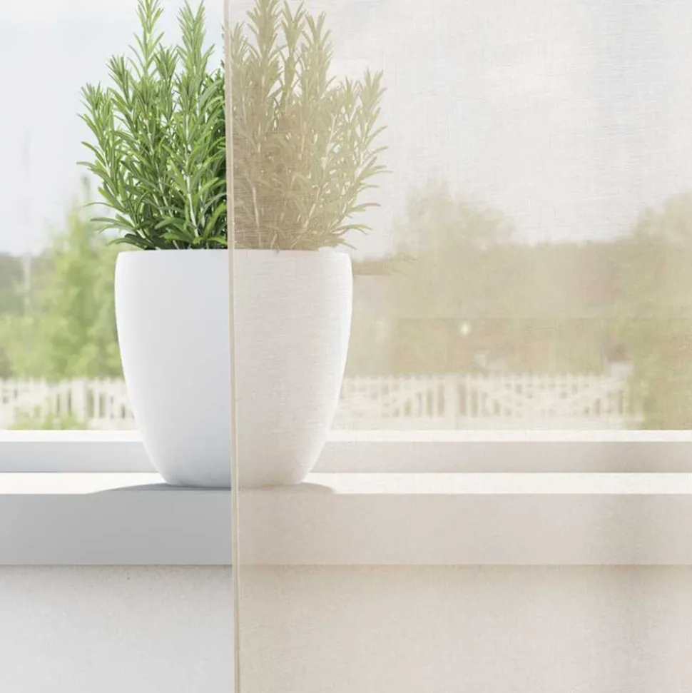 VIDAXL - Rideaux en voile avec œillets 2 pcs crème 140x300 cm