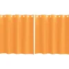 VIDAXL - Rideaux en voile avec œillets 2 pcs orange 140x140 cm