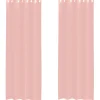 VIDAXL - Rideaux en voile avec œillets 2 pcs rose 140 x 300 cm