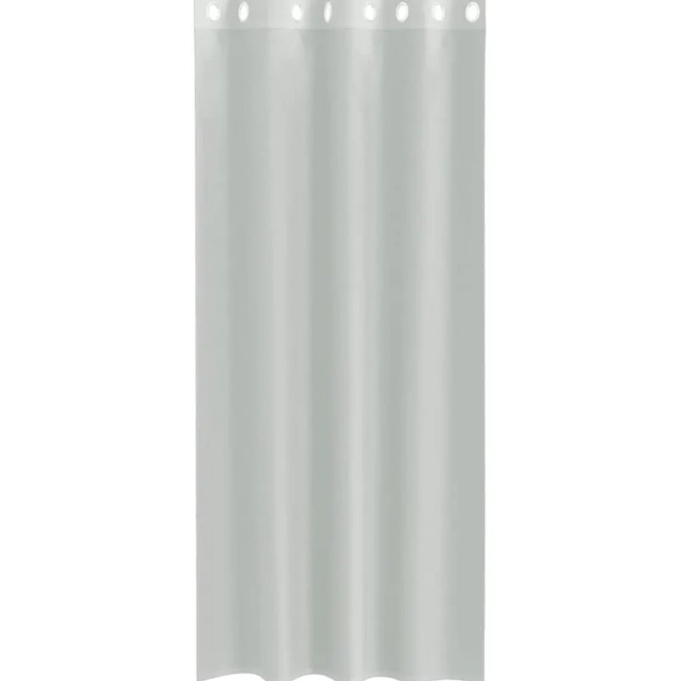 VIDAXL - Rideaux en voile avec œillets 2 pcs gris clair 140x245 cm