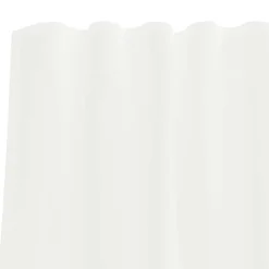 VIDAXL - Rideaux en voile avec passe-tringles 2 pcs blanc