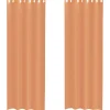 VIDAXL - Rideaux en voile avec œillets 2 pcs terre cuite