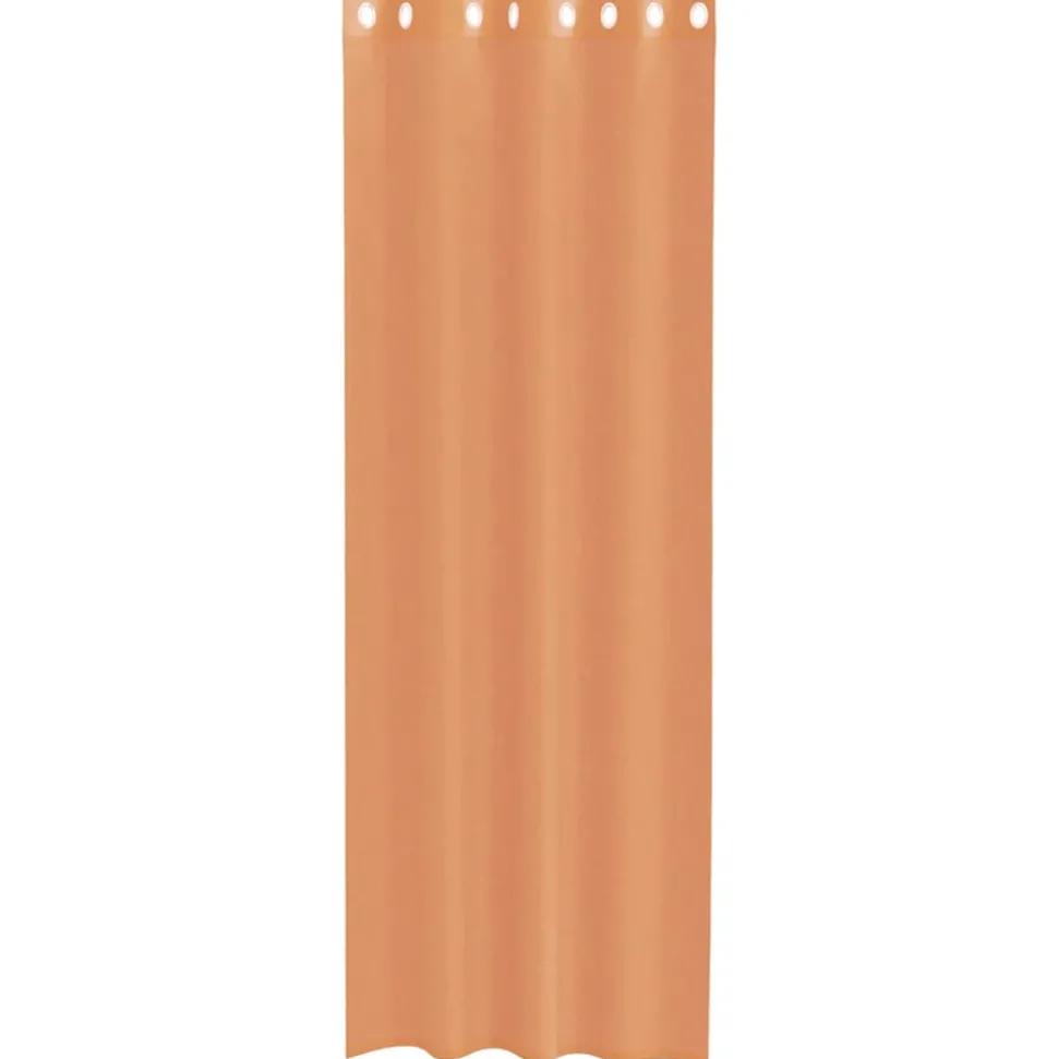 VIDAXL - Rideaux en voile avec œillets 2 pcs terre cuite