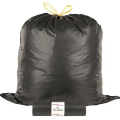 VIDAXL - Sacs poubelles avec cordons 150 pcs noir 240 l