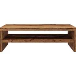 VIDAXL - Support de moniteur vieux bois 42 x 24 x 13cm bois d'ingénierie