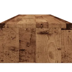 VIDAXL - Support de moniteur vieux bois 100x24x13 cm bois d'ingénierie