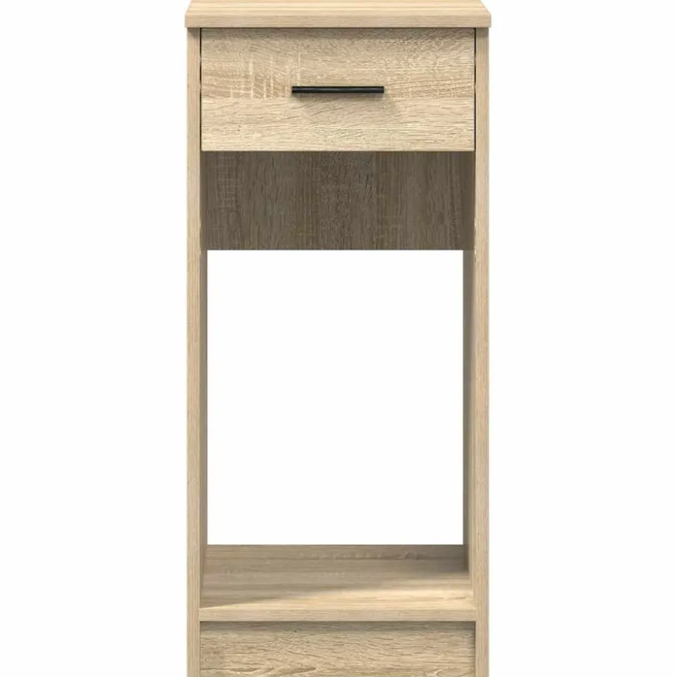 VIDAXL - Support de tour d'ordinateur et tiroir chêne sonoma 35x45x77 cm