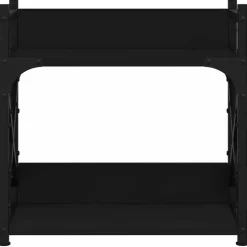 VIDAXL - Support d'imprimante 2 niveaux noir 40x20x40 cm