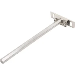 VIDAXL - Supports d'étagères flottantes 12pcs invisible acier au carbone