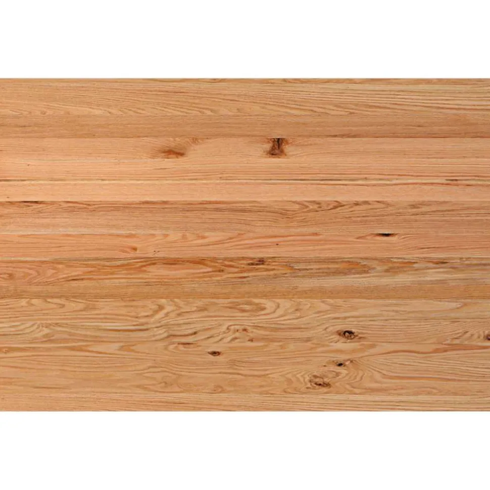 VIDAXL - Table à manger marron clair bois de chêne massif rectangulaire