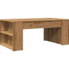 VIDAXL - Table basse chêne artisanal 102x55x42 cm bois d'ingénierie