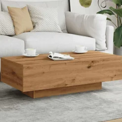 VIDAXL - Table basse chêne artisanal 100x49,5x31 cm bois d'ingénierie