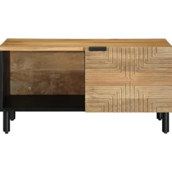 VIDAXL - Table basse marron 80x50x40 cm bois de manguier massif