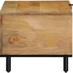 VIDAXL - Table basse marron 80x50x40 cm bois de manguier massif