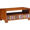 VIDAXL - Table basse 90x50x40 cm bois d'acacia massif