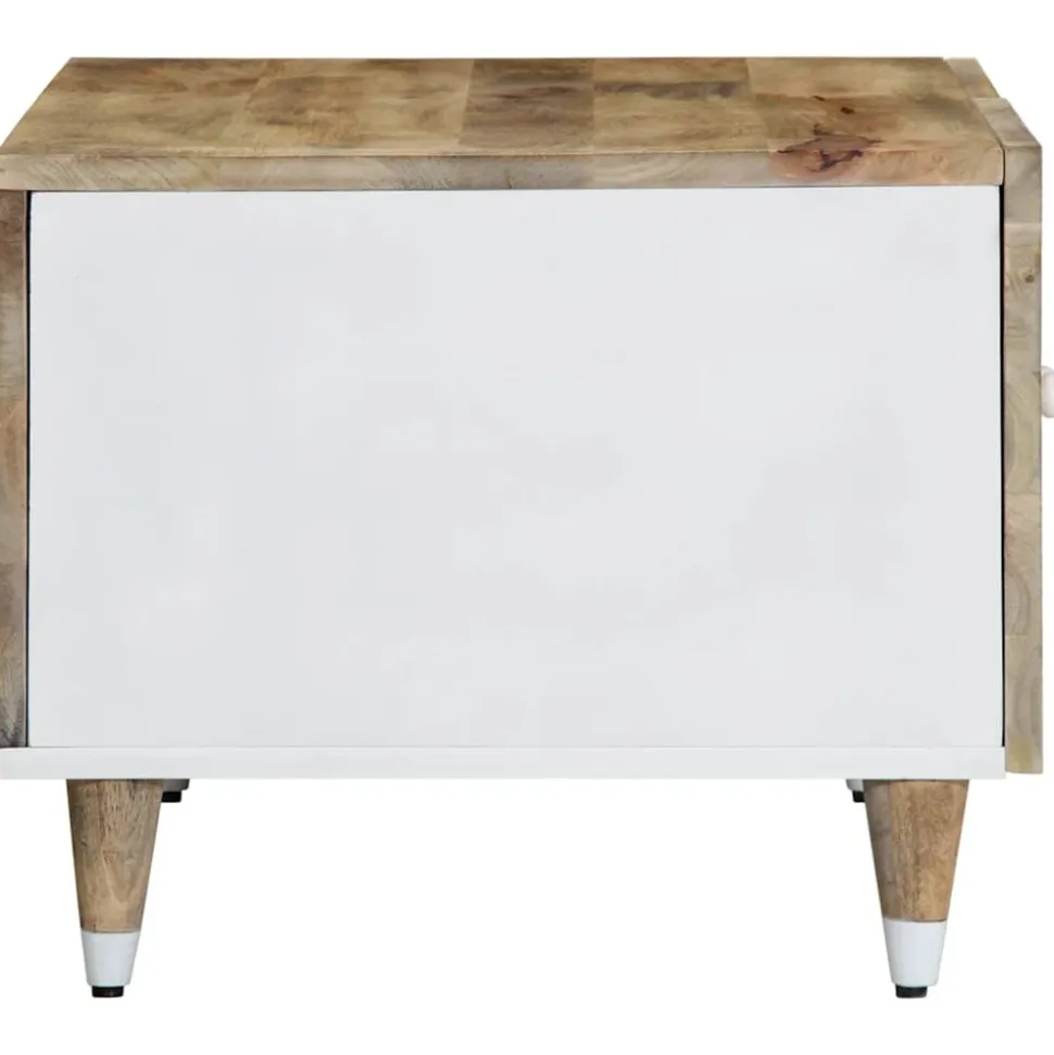 VIDAXL - Table basse 80x50x40 cm bois de manguier massif
