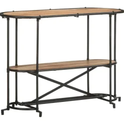 VIDAXL - Table console 110x42x76 cm bois massif d'acacia