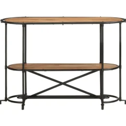 VIDAXL - Table console 110x42x76 cm bois massif d'acacia