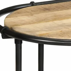 VIDAXL - Table console 110x42x76 cm bois massif de manguier brut