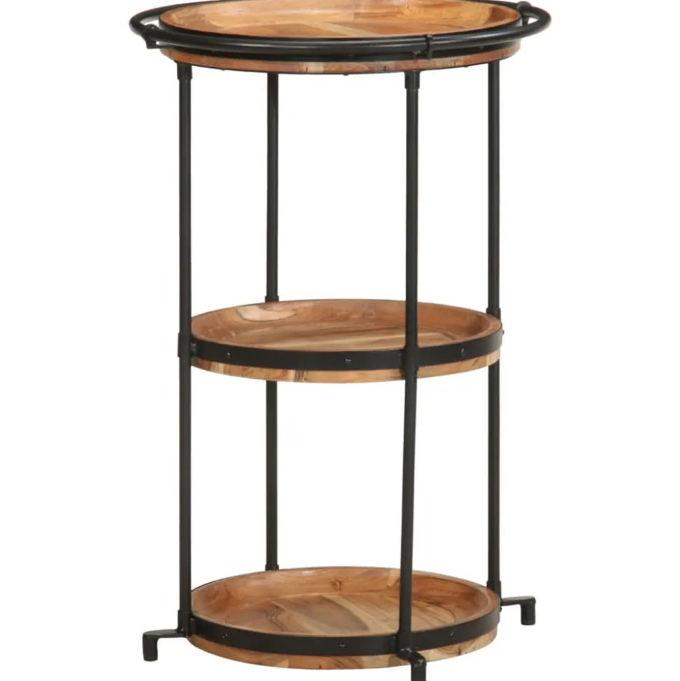 VIDAXL - Table d'appoint ø55x83 cm bois massif d'acacia