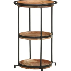 VIDAXL - Table d'appoint ø55x83 cm bois massif d'acacia