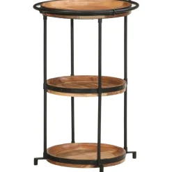 VIDAXL - Table d'appoint ø55x83 cm bois massif d'acacia