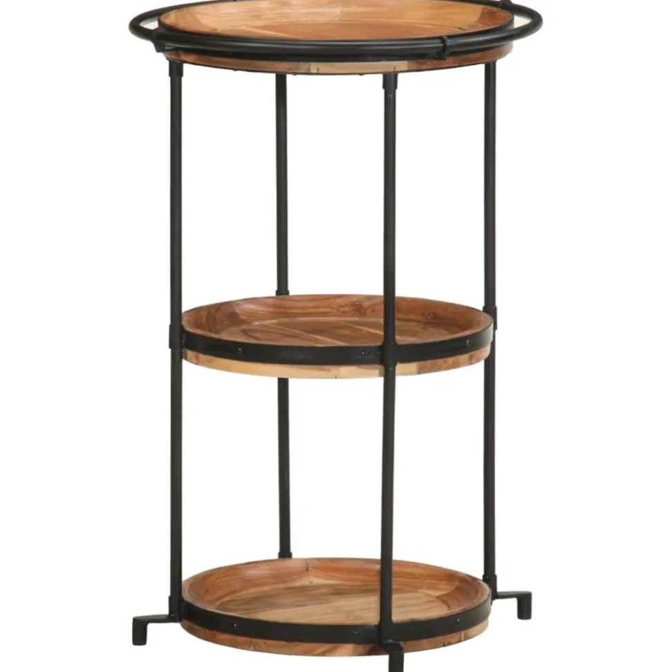 VIDAXL - Table d'appoint ø55x83 cm bois massif d'acacia