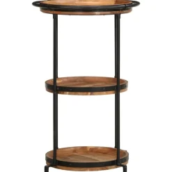 VIDAXL - Table d'appoint ø55x83 cm bois massif d'acacia