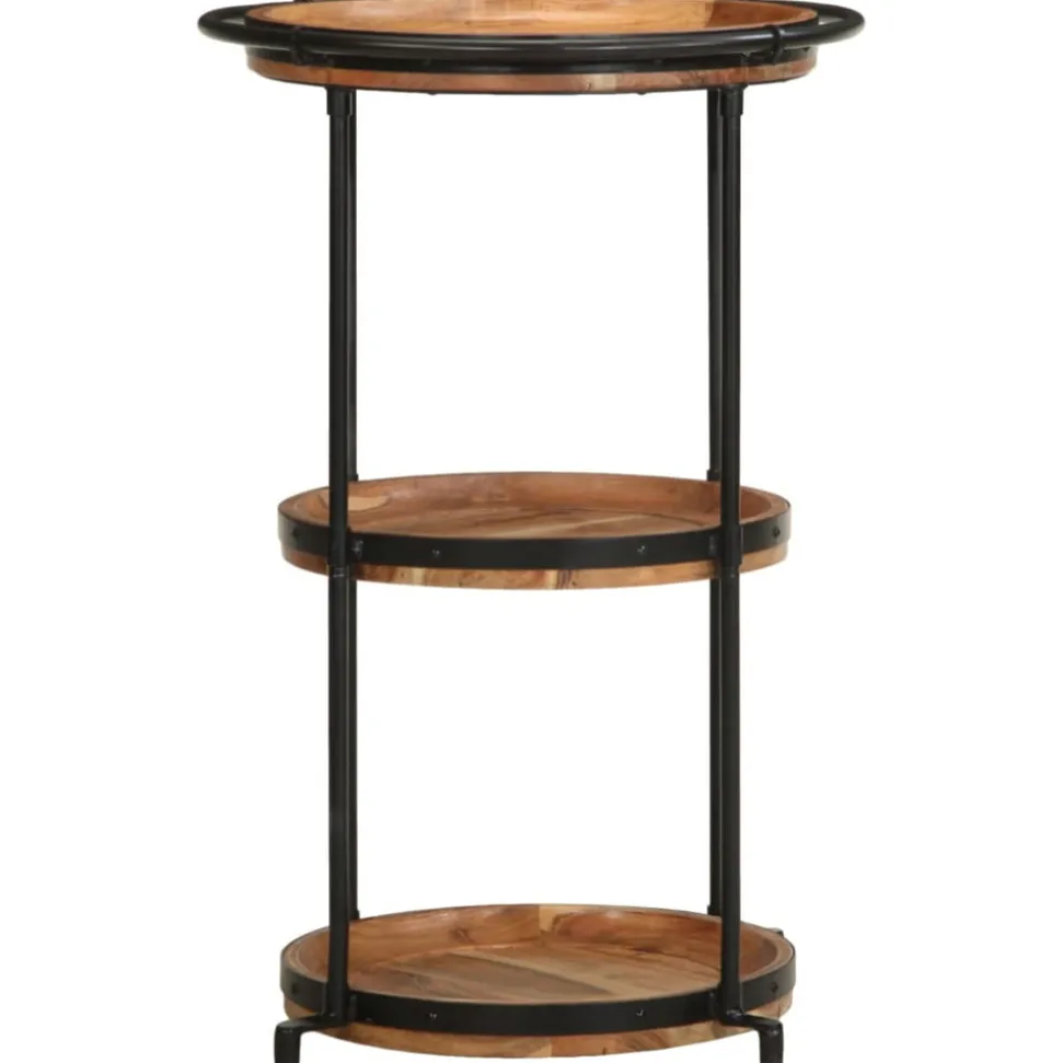 VIDAXL - Table d'appoint ø55x83 cm bois massif d'acacia