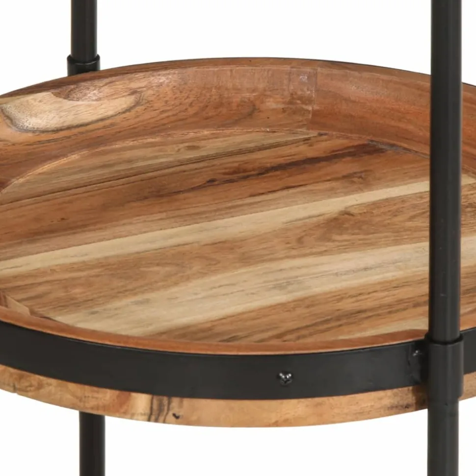 VIDAXL - Table d'appoint ø55x83 cm bois massif d'acacia