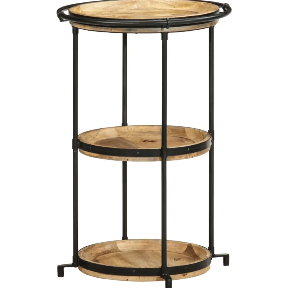VIDAXL - Table d'appoint ø55x83 cm bois de manguier massif