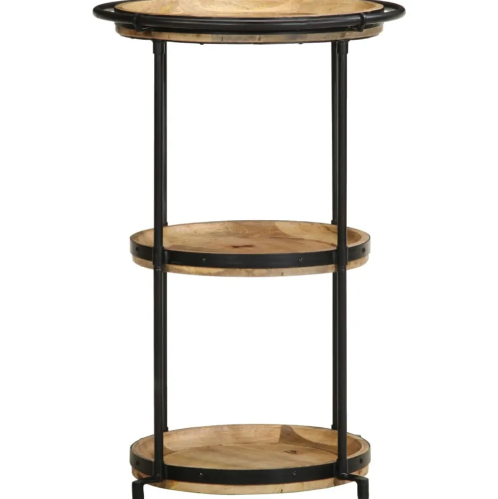 VIDAXL - Table d'appoint ø55x83 cm bois de manguier massif